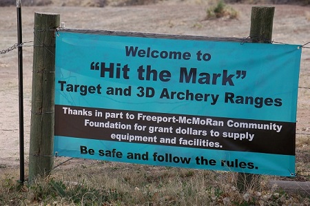 archery range sign rs