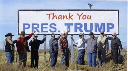 trump sign when posted