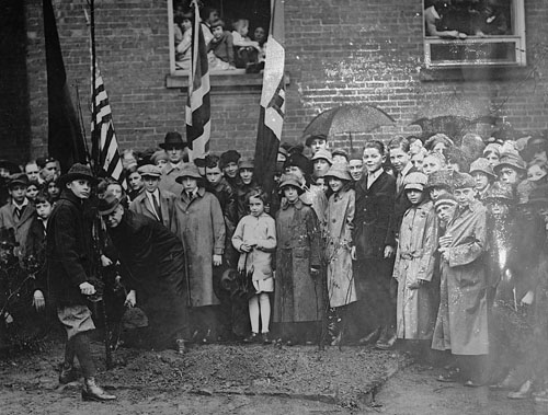 Force School Tree Planting Armistice Day 1919 Library of Congress