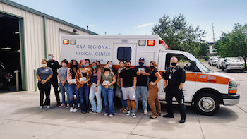 chw students at grmc ems