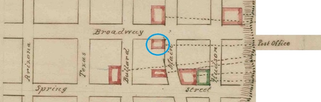 silver city post office initial location blue circle