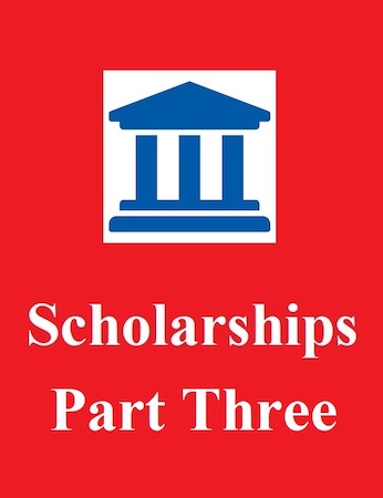 scholarships part three