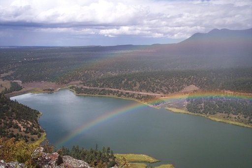double rainbow over quemado lake in the quemado ranger district gila national forest october 4 2007 25
