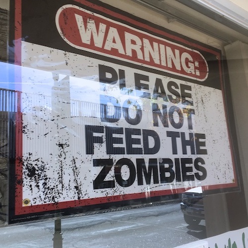 please do not feed the zombies signage october 17 2017 alan levine flickr 25