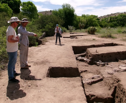 dr. bob stokes and dr. fumi arakawa at the agape acres site