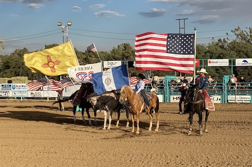 opening ceremonies at the wild wild west rodeo 6.2026