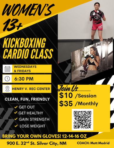 Kickboxing flyer