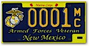 nm veteran license plate