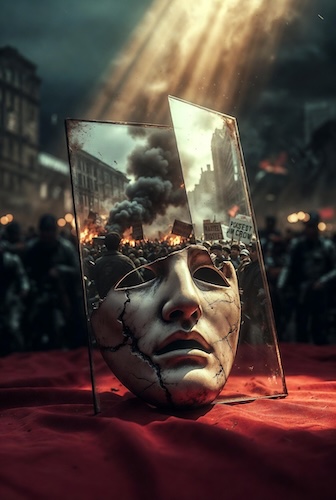 the mask and the mirror