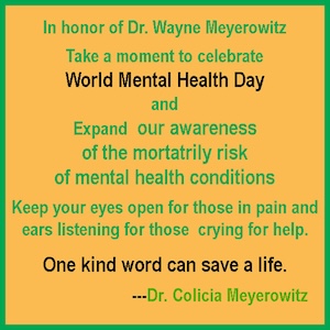 Celebrating World Mental Health day