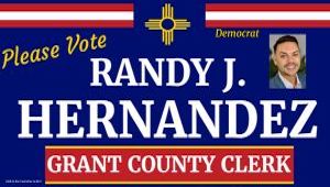 Randy Hernandez candidate for Grant County Clerk