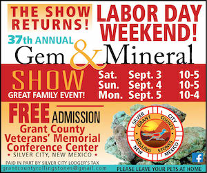 Gem and Mineral Show 2022 Sept. 3-5