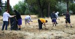 Fort Bayard Clean Up by WNMU Football Team Crew