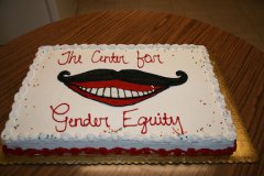 WNMU Center for Gender Equity opens-cake