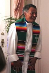 Fr. Miguel Ramirez preaches in Silver City