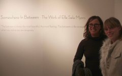 Ella Sala Myers exhibit at McCray Gallery opening 111215