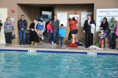Holiday Inn Express Polar Plunge for charity