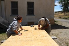 Update on Americorps team at Fort Bayard 051817