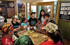 Mimbres Cultural Heritage Site hosts San Lorenzo students 090718