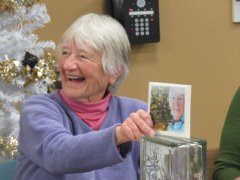 Lois Duffy recognized by Silver City Art Association 011018