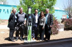 PNM and Silver City charging station dedicated 042518