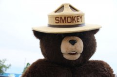 Smokey Bear has a 74th birthday party 080918