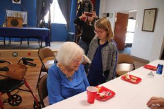 Woman celebrates 105th birthday
