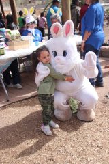 Easter egg hunt by Kiwanis at Penny Park 041622