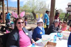 Easter egg hunt by Kiwanis at Penny Park 041622