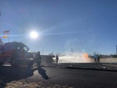 Grant County VFDs practice a propane burn 022622