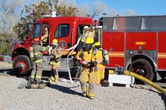 Grant County VFDs practice a propane burn 022622