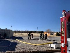 Grant County VFDs practice a propane burn 022622