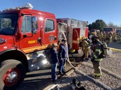 Grant County VFDs practice a propane burn 022622