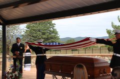 Curtis Lile Maxwell buried at Fort Bayard National Cemetery 092016